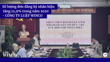 Số lượng đơn đăng ký nhãn hiệu tăng 12,9% trong năm 2020