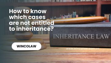 How to know which cases are not entitled to inheritance