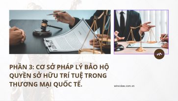 Chủ đề vai trò của Sở hữu trí tuệ trong thương mại quốc tế. CƠ SỞ PHÁP LÝ BẢO HỘ QUYỀN SỞ HỮU TRÍ TUỆ TRONG THƯƠNG MẠI QUỐC TẾ (phần 3)